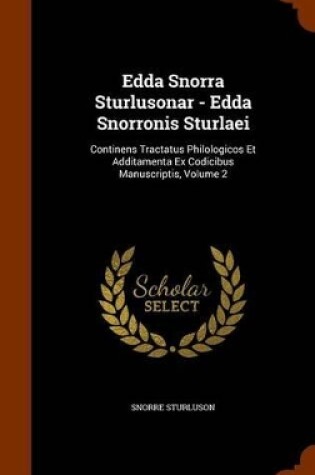 Cover of Edda Snorra Sturlusonar - Edda Snorronis Sturlaei