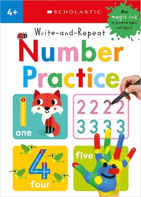 Book cover for Write-And-Repeat Number Practice: Scholastic Early Learners (Write-And-Repeat)