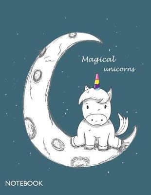 Cover of Magical unicorn notebook