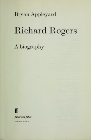 Book cover for Richard Rogers