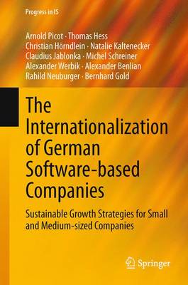 Cover of The Internationalization of German Software-based Companies
