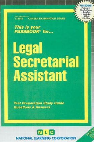 Cover of Legal Secretarial Assistant