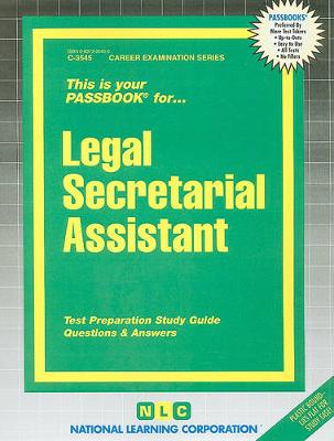 Book cover for Legal Secretarial Assistant