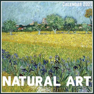 Book cover for Natural Art Calendar 2021