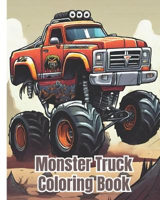 Book cover for Monster Truck Coloring Book