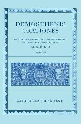 Cover of Demosthenis Orationes III