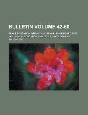 Book cover for Bulletin Volume 42-60
