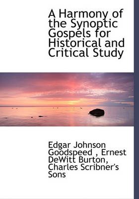 Book cover for A Harmony of the Synoptic Gospels for Historical and Critical Study