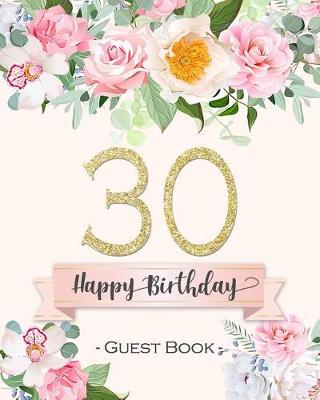 Book cover for 30 Birthday Guestbook