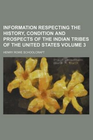 Cover of Information Respecting the History, Condition and Prospects of the Indian Tribes of the United States Volume 3