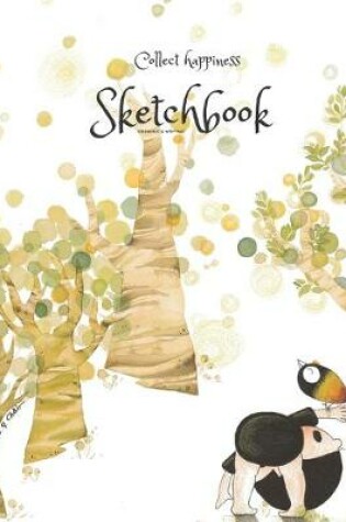 Cover of Collect happiness sketchbook(Drawing & Writing)( Volume 12)(8.5*11) (100 pages)