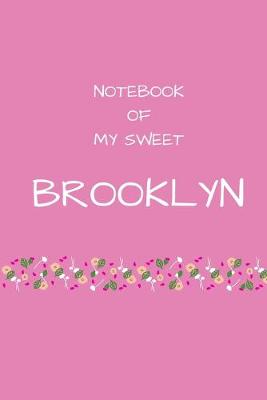 Book cover for Notebook of my sweet Brooklyn