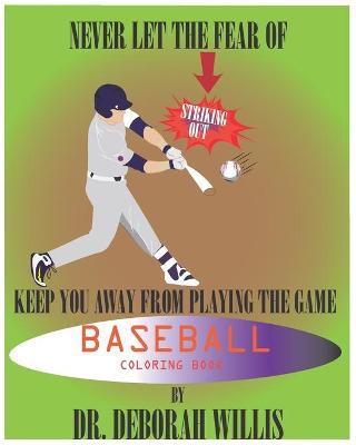 Book cover for Baseball Coloring Book