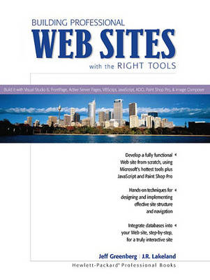 Book cover for Building Professional Web Sites with the Right Tools