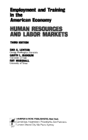 Book cover for Human Resources and Labor Markets