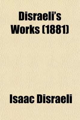 Book cover for Disraeli's Works (Volume 2)