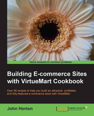 Book cover for Building E-commerce Sites with VirtueMart Cookbook