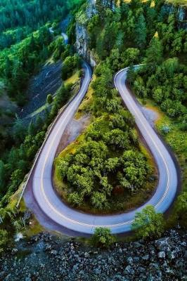 Book cover for A Winding Mountain Highway in Oregon USA Road Trip Journal