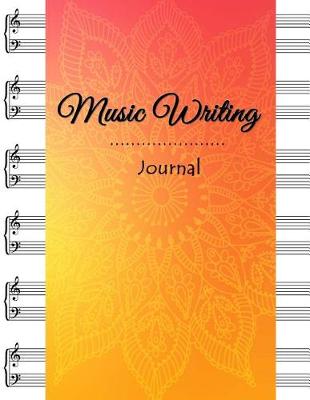 Book cover for Music Writing Journal