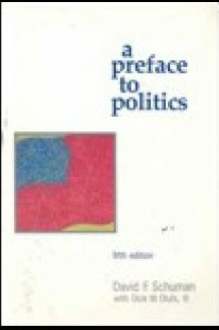 Cover of Preface to Politics