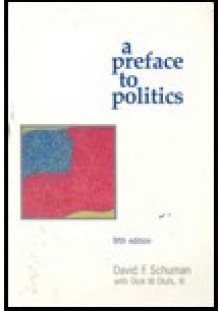 Book cover for Preface to Politics