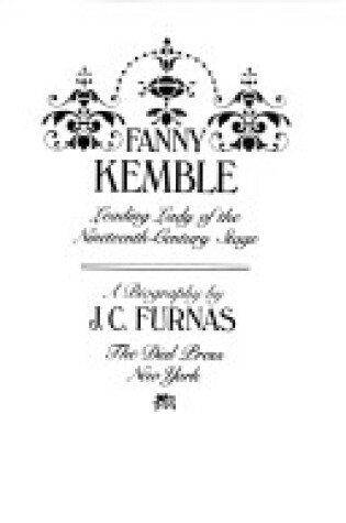 Cover of Fanny Kemble