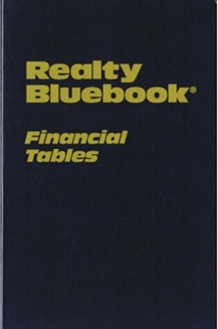 Cover of Realty Bluebook Financial Tables