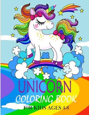 Book cover for Unicorn Coloring Book