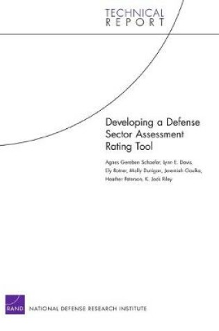 Cover of Developing a Defense Sector Assessment Rating Tool