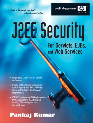 Book cover for J2EE Security for Servlets, EJBs, and Web Services