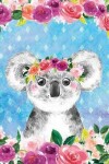 Book cover for Big Fat Bullet Style Journal Cute Koala Bear In Flowers