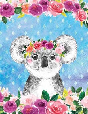 Cover of Big Fat Bullet Style Journal Cute Koala Bear In Flowers