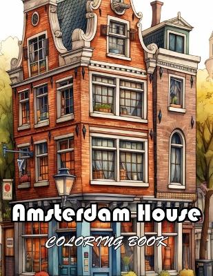 Book cover for Amsterdam House Coloring Book