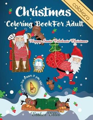 Book cover for Christmas Coloring Book For Adult