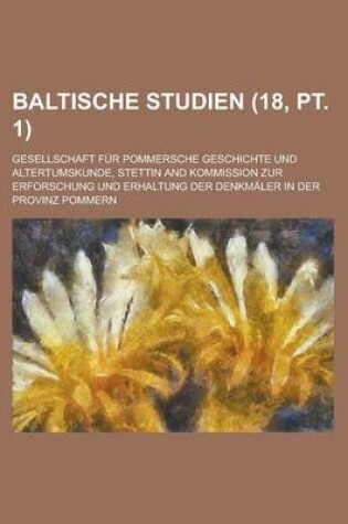 Cover of Baltische Studien (18, PT. 1)