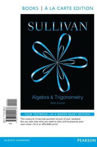 Cover of Algebra and Trigonometry, Books a la Carte Edition Plus New Mylab Math -- Access Card Package