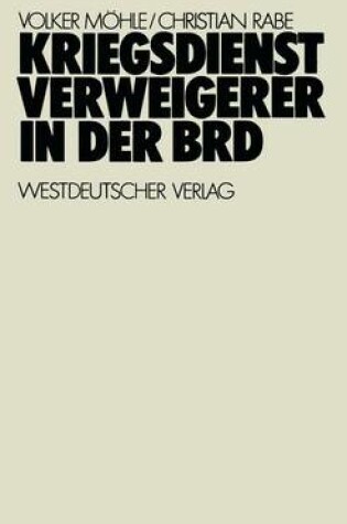 Cover of Kriegsdienstverweigerer in der BRD