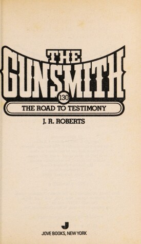 Book cover for The Gunsmith 130: Road to