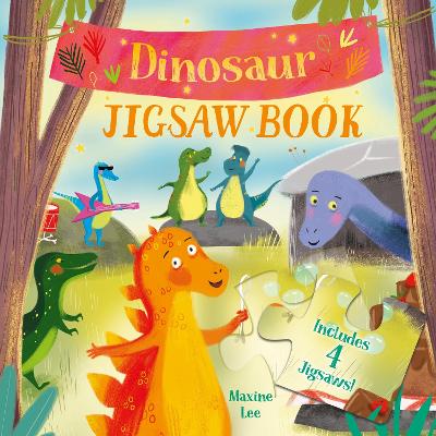 Book cover for Dinosaur Jigsaw Book