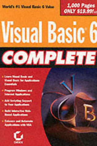 Cover of Visual Basic 6 Complete
