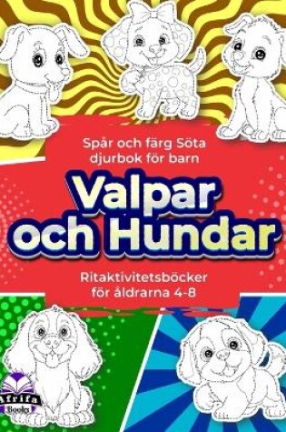 Cover of Spår och färg Söta djurbok för barn