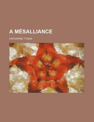 Book cover for A Mesalliance