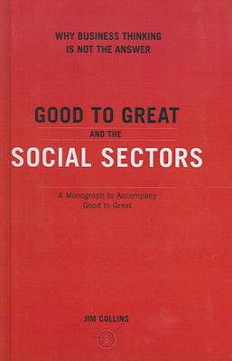 Book cover for Good to Great and the Social Sectors