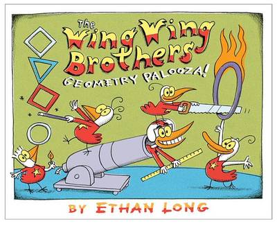 Book cover for The Wing Wing Brothers Geometry Palooza!