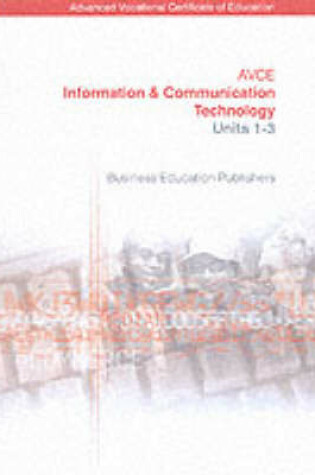 Cover of Avce Information and Communication Technology