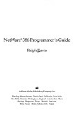 Cover of Netware 386 Programmer's Guide