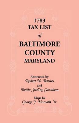 Book cover for 1783 Tax List of Baltimore County