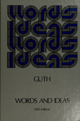 Cover of Words and Ideas