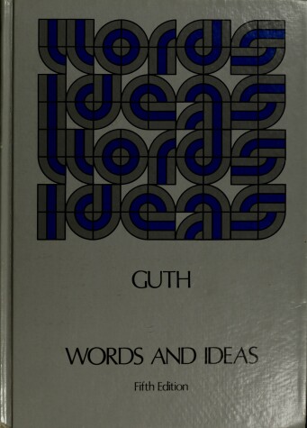 Book cover for Words and Ideas