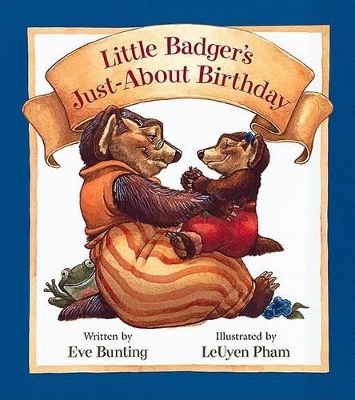 Book cover for Little Badger's Just-about-Birthday